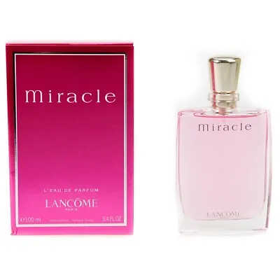 Lancome Miracle 100ml Eau De Parfum Spray Brand New Sealed Box Free P&P • £69.99