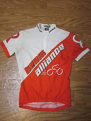 Verge Team Alliance NC Red&White Cycling Jersey Shirt Women S(2) • $14.99