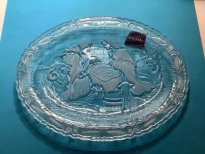 Celebration By Mikasa Crystal Nativity Plaque Rejoice Collection New In Box • $19.99