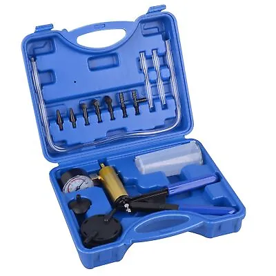 $14.23 • Buy Hand Held Vacuum Pump Pressure Tester Kit Car Brake Fluid Bleeder Bleeding Tool