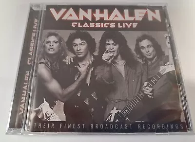 Van Halen Classics Live Their Finest Broadcast Recordings New CD Hard Rock • $15.99