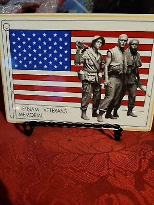 Villeroy & Boch Vilbocard Ceramic Postcard Vietnam Veterans Memorial Unused • $13.90