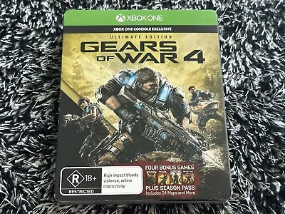 Gears Of War 4 Xbox One Steelbook Ultimate Edition **FREE POSTAGE** • $34.99