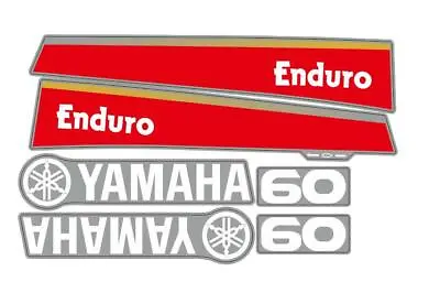 New 60HP Sticker Set For Yamaha Outboard Enduro Top Cowling Sticker • $39.48