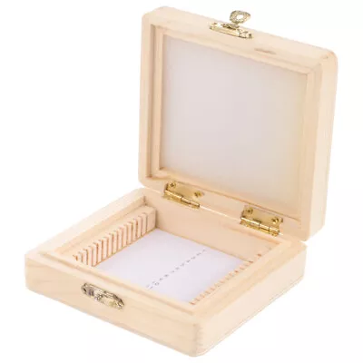 Microscope Slide Organizer Specimens Storage Box Laboratory Slide Storage Holder • $10.05