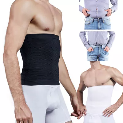 Men Body Shaper Girdle Stomach Shapewear Waist Shaper Tummy Control Tuck Belt • $14.79