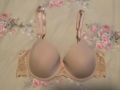 Wacoal French Garden Contour Underwire T Shirt Beige Bra 34B Style# 85340 NWOT • $21.99