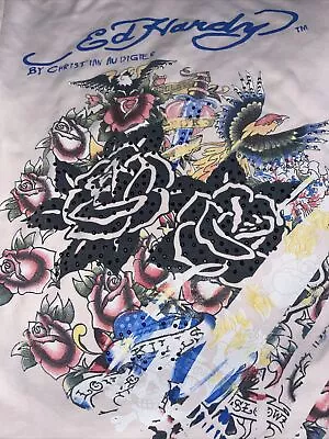 Ed Hardy Size 12 Years Old Short Sleeve Top (girls) • £19.79