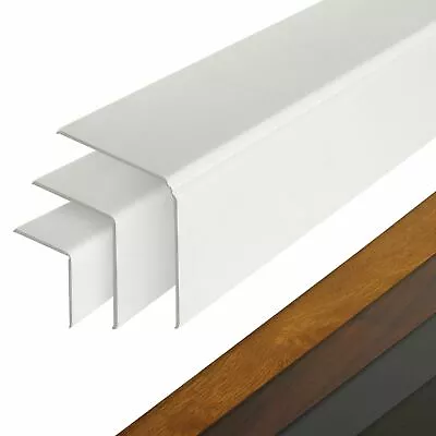 UPVC Angle Trim Plastic Cover Flexible Adjustable Angle Architrave PVC 2.5m • £15.60