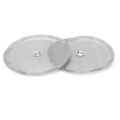 2PCS 100 Mesh Stainless Steel Filter Screen Replacement For Coffee Press Parts • £3.31