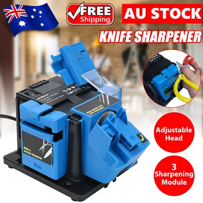 Electric Multi Tool Sharpener Knife Sharpening Drill Bit 13mm Scissors Chisel • $49.95