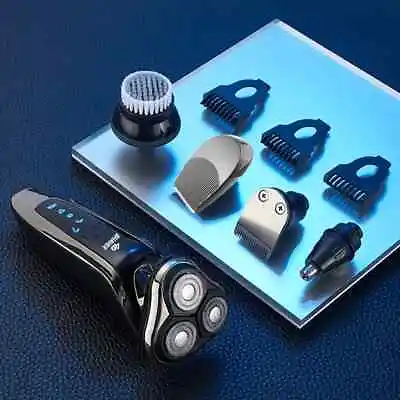 Rechargeable Waterproof Electric Shaver 4D Razor For Men • $30.99