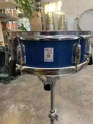 Black Jack Vintage MIJ 5  X 14  Blue Sparkle Snare Drum • $124.99