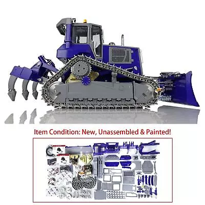 LESU 1/14 Aoue DT60 Crawler Hydraulic RC Bulldozer Dozer Kit Model Sound Lights • $5868.78