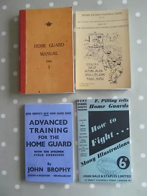 Collection X 4 Wwii Home Guard Manuals Naval & Military Press Reproductions • £20