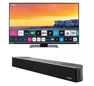 £514.99 • Buy Avtex W215ts 21.5  12v/240v Hd Freeview Satellite Smart Tv Soundbar Bundle