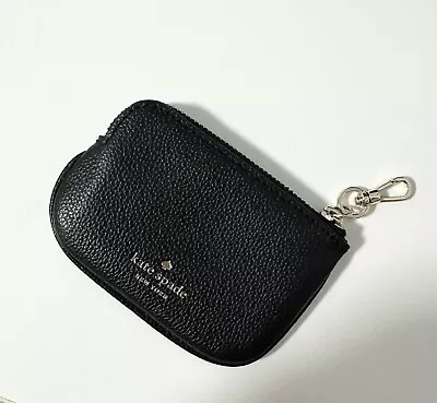 Kate Spade New York Pebbled Black Leather Coin Purse Brand New • $35