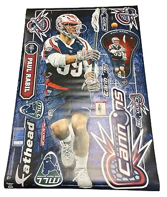 Very Rare Paul Rabil Fathead Lacrosse MLL Boston Cannons New Size 52”x 79” 2014 • $199.99