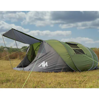 AYAMAYA 5-6 Person Pop Up Camping Tent Waterproof Family Automatic Instant Dome • $89.99