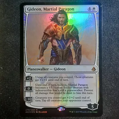 Gideon Martial Paragon - Foil Planeswalker Deck Exclusive - Amonkhet (MTG) • £3.83