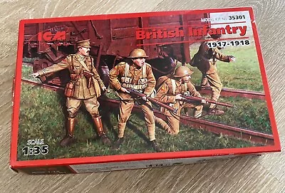 1/35 WWI British Infantry (1917-1918) ICM 35301 • $8.50