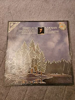 SIBELIUS KARAJAN SYMPHONY No 1 Berlin Philharmonic Angel LP VG+ • $2.99