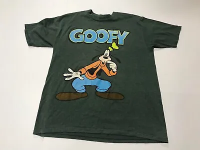 Vintage 80s Disney Velva Sheen Goofy Tee - Gray - Men's Size Large • $15.96