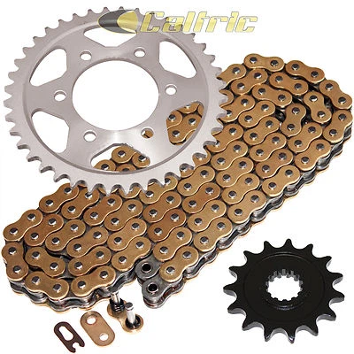 $54.01 • Buy Gold O-Ring Drive Chain & Sprocket Kit For Kawasaki ZX1000 Ninja ZX10R 2006 07