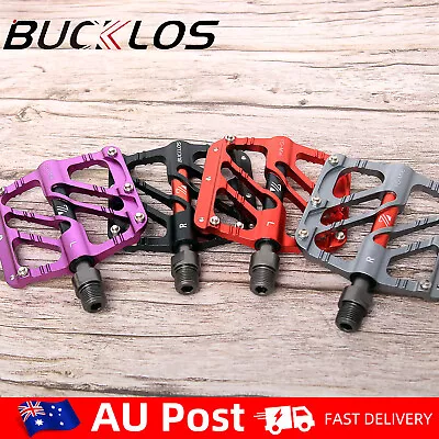 9/16  Bike Pedals MTB Road Bicycle Aluminum Alloy 3 Sealed Bearings Non-Slip AU • $18.88