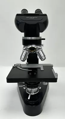 Vintage Leitz Wetzlar Binocular Microscope With Case • $505.82