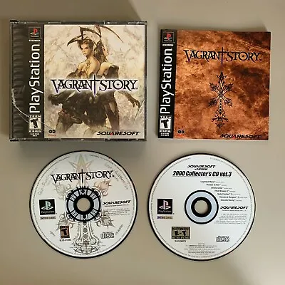 $100 • Buy Vagrant Story (Sony PlayStation 1, 2000) Complete CIB; Tested, Works