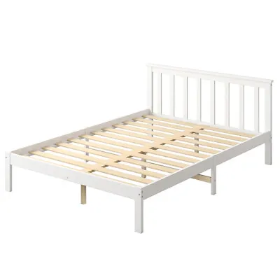 $119.99 • Buy Levede Wooden Bed Frame Queen Double King Single Full Size Mattress Base Timber