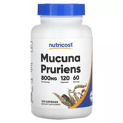 Mucuna Pruriens 800 Mg 120 Capsules (400 Mg Per Capsule) • $18.75