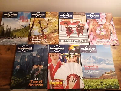 7 X Lonely Planet Magazine May 13 - Nov 13 - Discontinued. Bundle 4. • £7