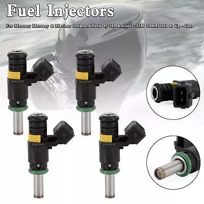 4X 8M6002428 Fuel Injector For Mercury  Outboard 150HP 4-Stroke S2 • $56.99