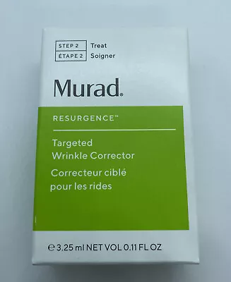 NEW NIB Murad Resurgence Targeted Wrinkle Corrector Travel 3.25ml/0.11 Oz AUTHNT • $18.50