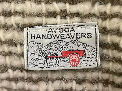 Vintage Avoca Handweavers Ireland 100% Wool Blanket FREE SHIPPING! • $36