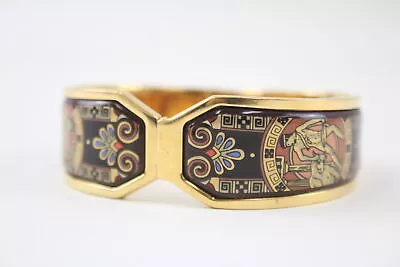 Michaela Frey Bangle Wien Deco Inspired Minotaur Enamel Signed Branded  • £0.99