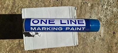 12 X Line Marker - Marking Spray Paint 750ml One Line - Blue - FREE DELIVERY • £39.99