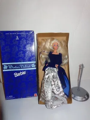 Vintage Avon Special Edition Winter Velvet Barbie Doll Holiday Collector Mattel  • $10.99