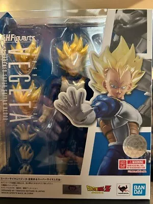 Bandai Dragon Ball Z Super Saiyan Vegeta 5.3 In Action Figure - BAS64186 • $49.99