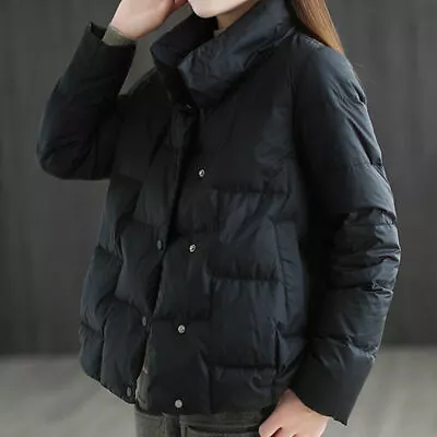 Womens Korean Fashion Loose Padded Jacket Winter Warm Parka Short Outwear • $79.04