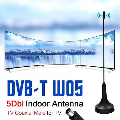 DVB-T Car TV Chuck Antenna UHF/VHF Dual Frequency Reception Indoor HDT H1M0 • £3.72