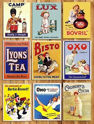 £3.99 • Buy Metal Kitchen Signs Plaque Vintage Retro Style Adverts Camp OXO Bisto Wall Decor
