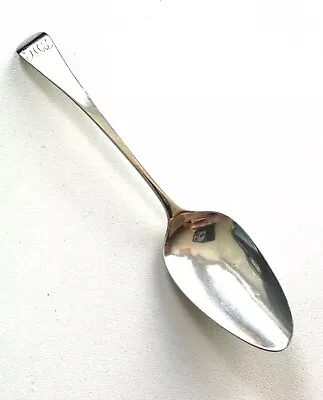 C1802 Old English Solid Sterling Silver Tea Spoon - Joseph Pritchard? • £12.99