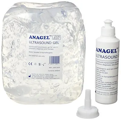 £20.98 • Buy Anagel Ultrasound Gel Bottle 5L With Spare 250ml Bottle
