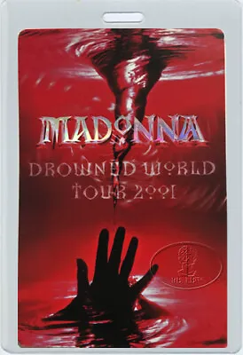 MADONNA 2001 Drowned World Tour Laminated Backstage Pass • $24.99
