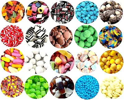 Pick N Mix RETRO SWEETS OVER 100 CHOICES 200g 400g FATHERS DAY HALLOWEEN XMAS • £2.99