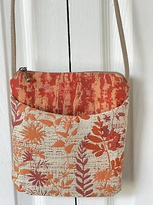 Maruca Small Crossbody Bag Purse Handmade Boulder Colorado Floral Fabric • $21