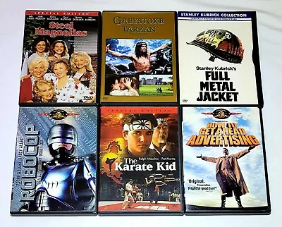 Steel Magnolias Tarzan Lord Of The Apes RoboCop Full Metal Jacket & More DVD • $16.53